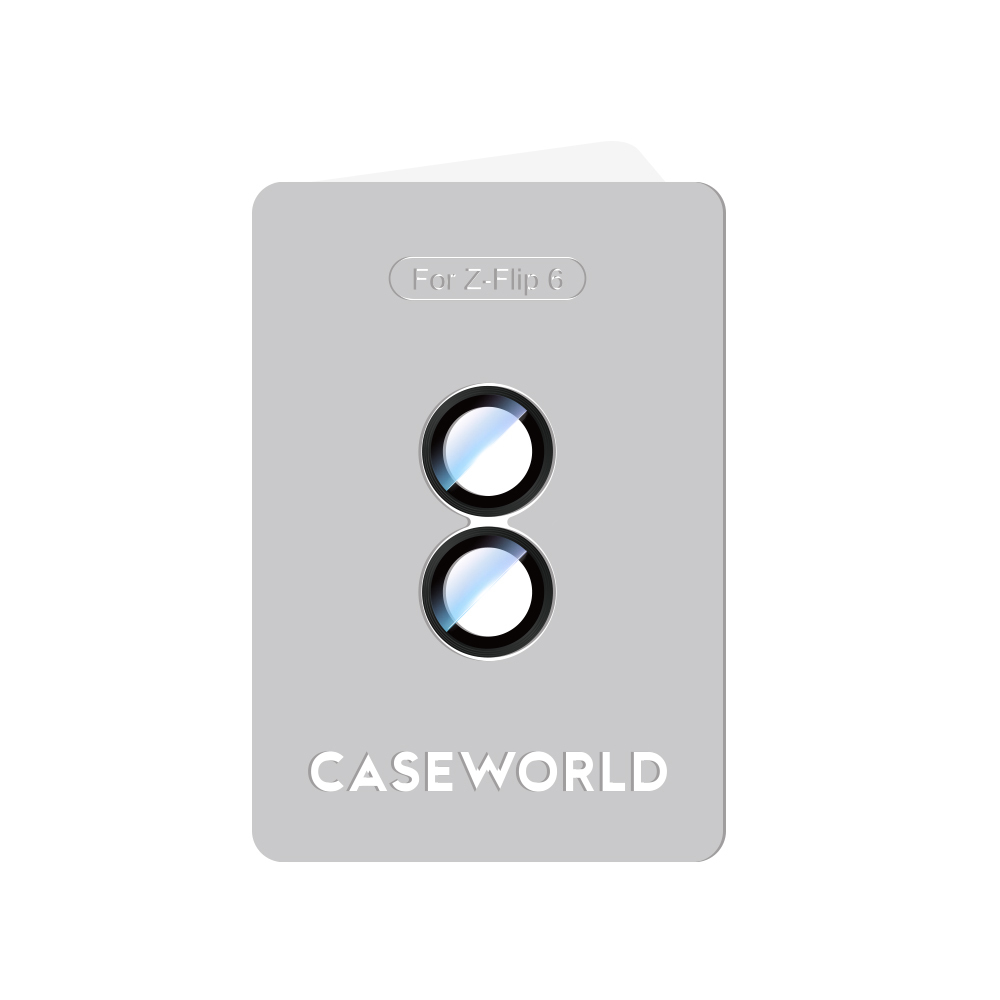 Galaxy Z Flip 6 CaseWorld Alloy Series Oleophobic Anti-Reflective Camera Lens Protector - 7