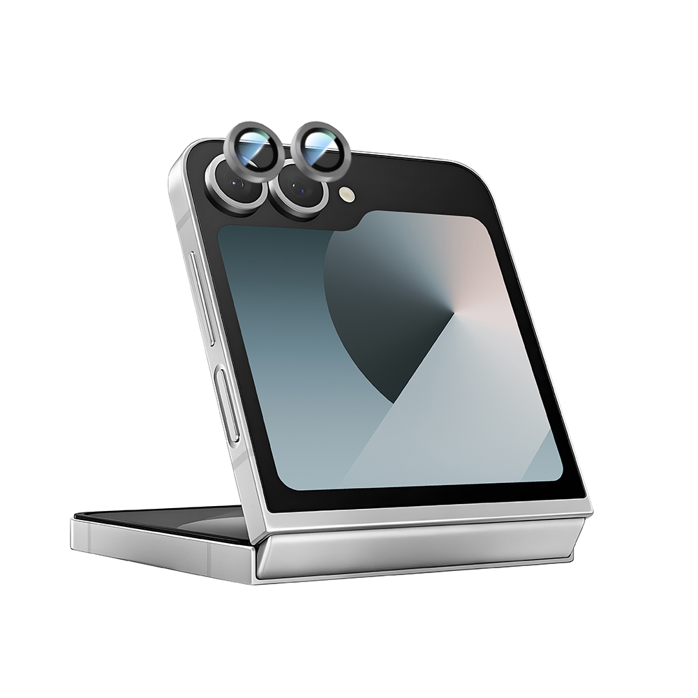 Galaxy Z Flip 6 CaseWorld Alloy Serisi Oleofobik Anti Reflective Kamera Lens Koruyucu - 9