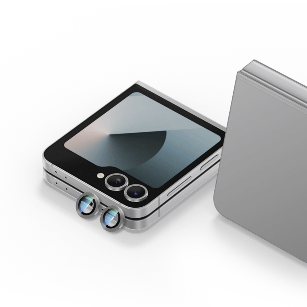 Galaxy Z Flip 6 CaseWorld Alloy Serisi Oleofobik Anti Reflective Kamera Lens Koruyucu - 10