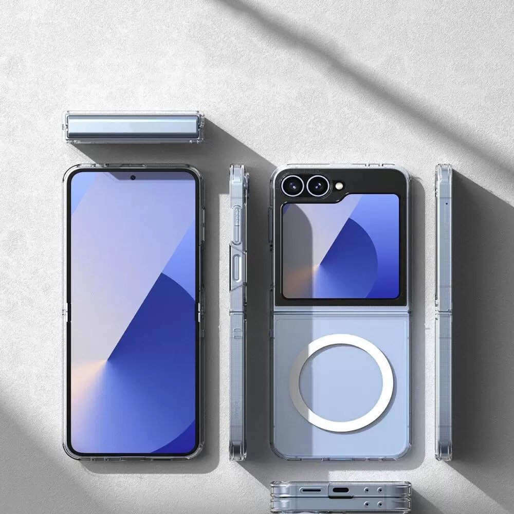 Galaxy Z Flip 6 Kılıf Kamera Korumalı M-safe Sert PC Zore Porto Kapak - 9