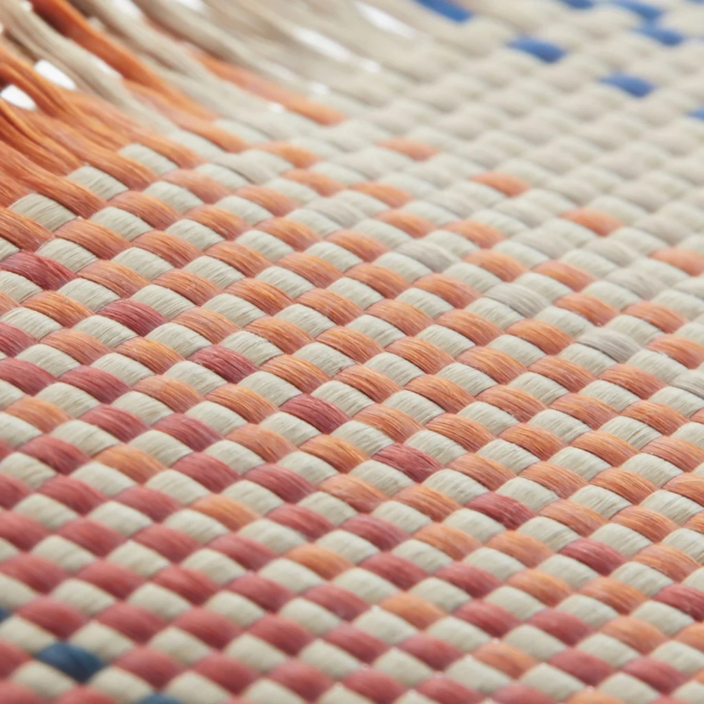 Galaxy Z Flip 7 Case M-safe Charging Feature Aramid Fiber Pitaka Tactile Woven Sunset-Moonrise Series Cover - 11