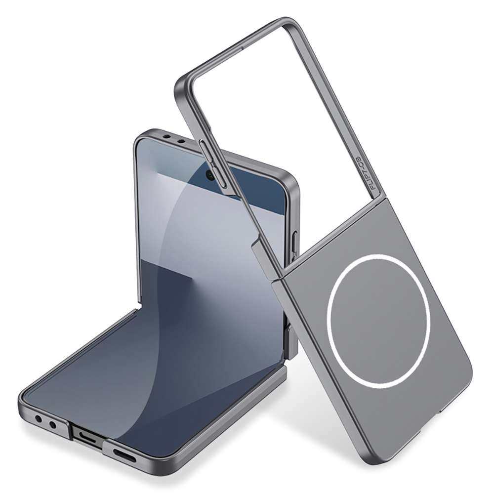 Galaxy Z Flip 7 Case Wireless Charging Zore Kıpta M-safe Cover - 6