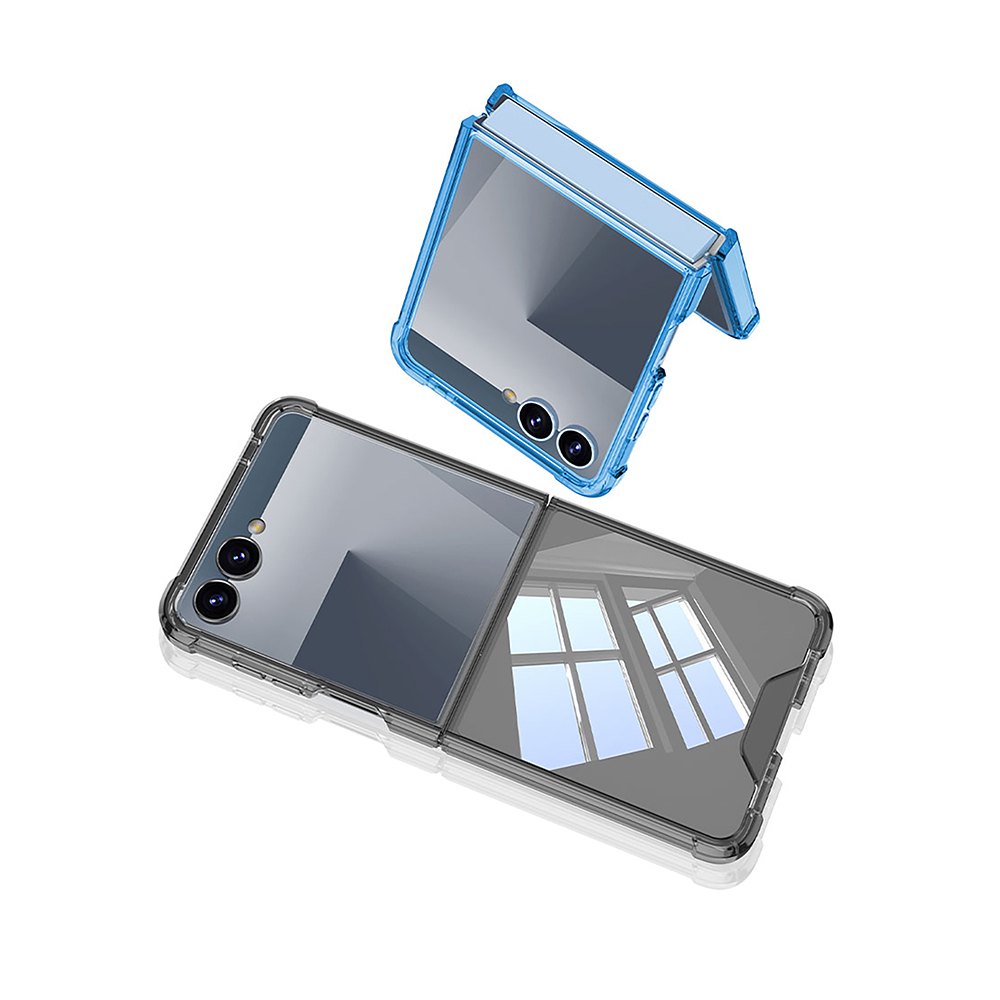 Galaxy Z Flip 7 Case Zore Full Glass Case Cover - 6