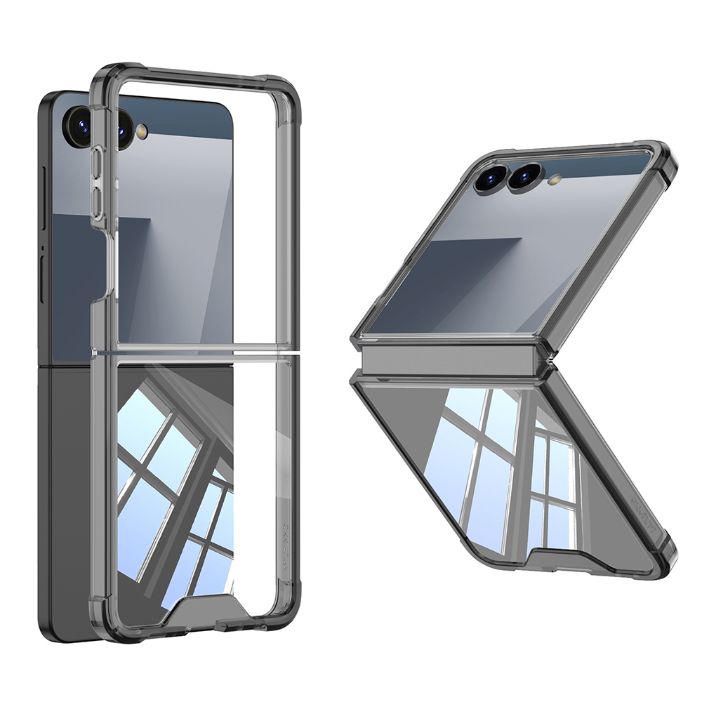 Galaxy Z Flip 7 Case Zore Full Glass Case Cover - 7