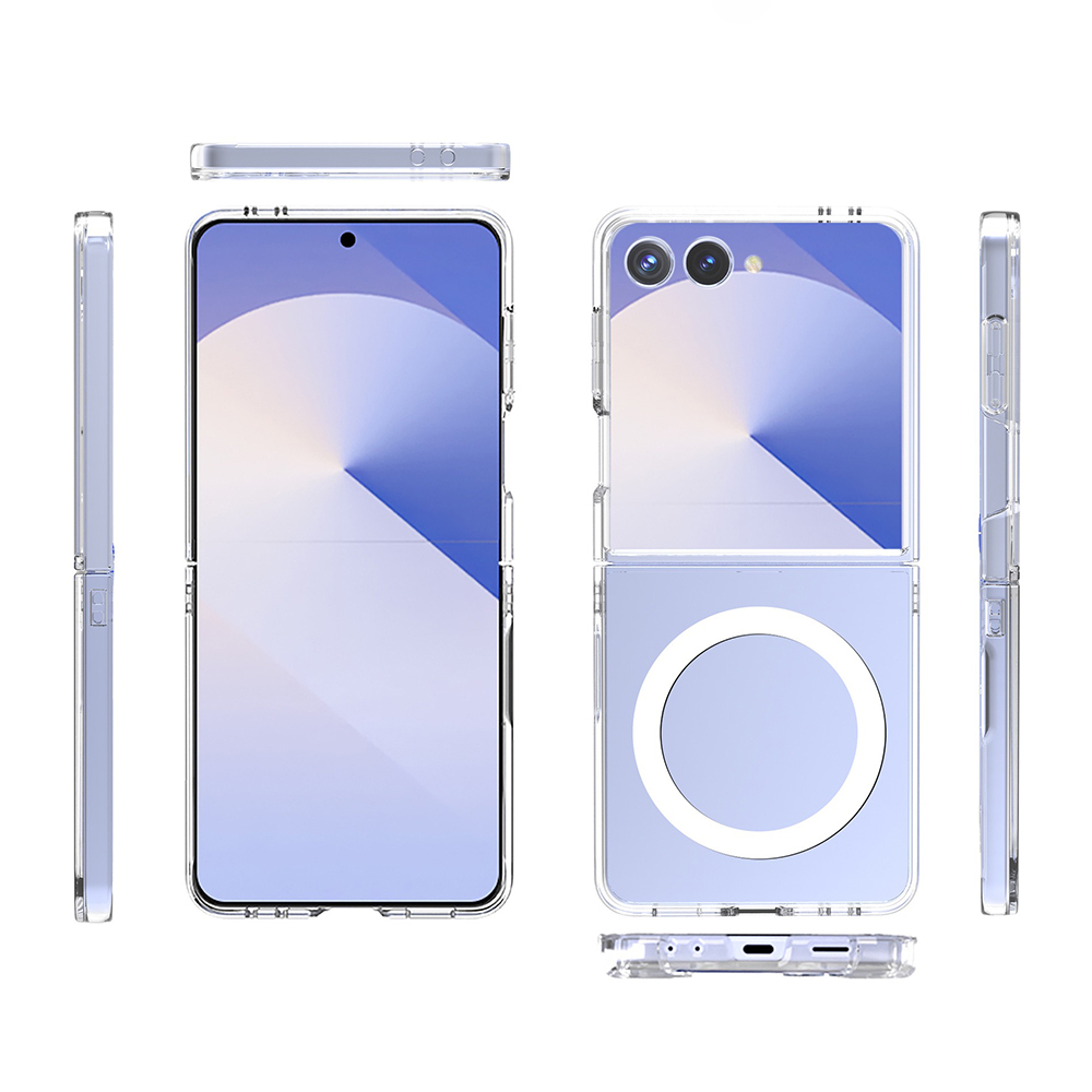 Galaxy Z Flip 7 Kılıf Kamera Korumalı M-safe Sert PC Zore Porto Kapak - 7