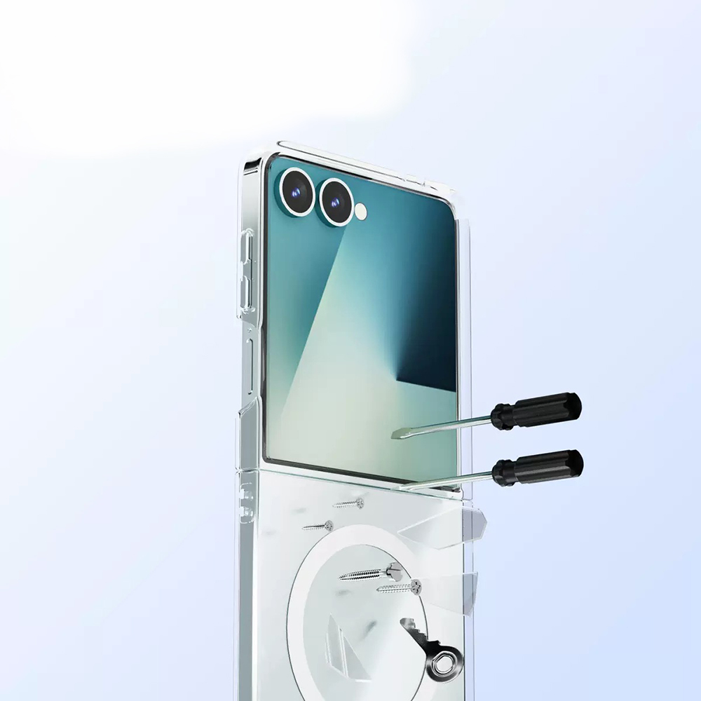 Galaxy Z Flip 7 Kılıf Kamera Korumalı M-safe Sert PC Zore Porto Kapak - 10