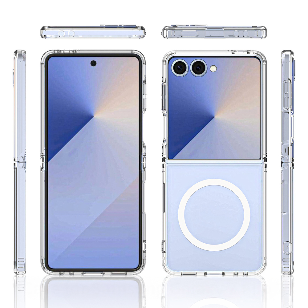 Galaxy Z Flip 7 Kılıf Kamera Korumalı M-safe Sert PC Zore Porto Kapak - 11