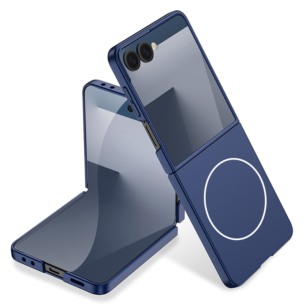 Galaxy Z Flip 7 Kılıf Wireless Şarj Özellikli Zore Kıpta M-safe Kapak - 8