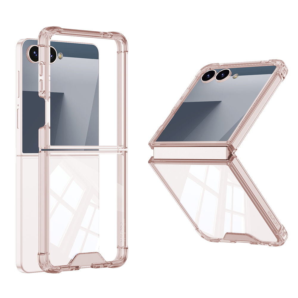 Galaxy Z Flip 7 Kılıf Zore Full Camlı Kıpta Kapak - 3