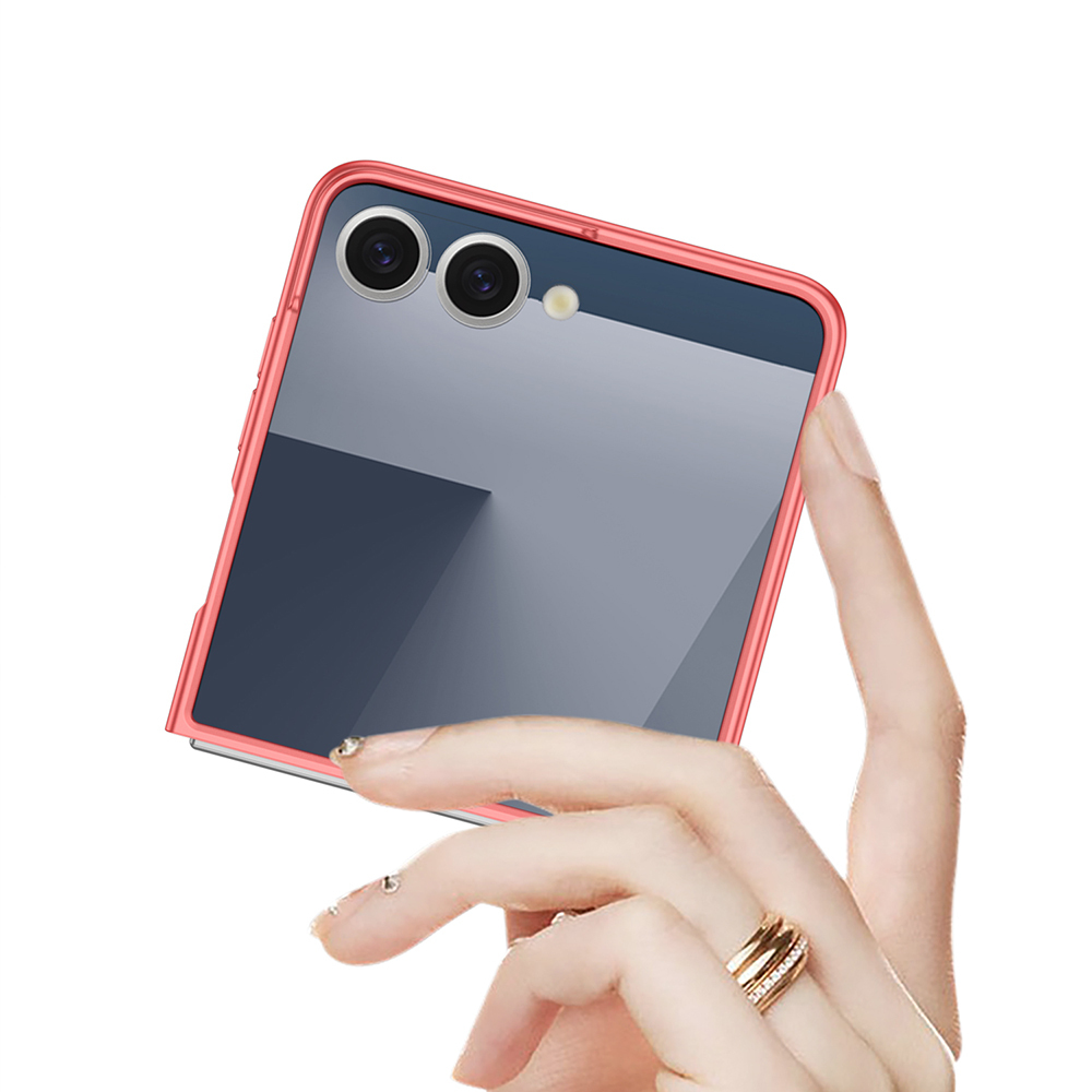 Galaxy Z Flip 7 Kılıf Zore Sert Kıpta Kapak - 13