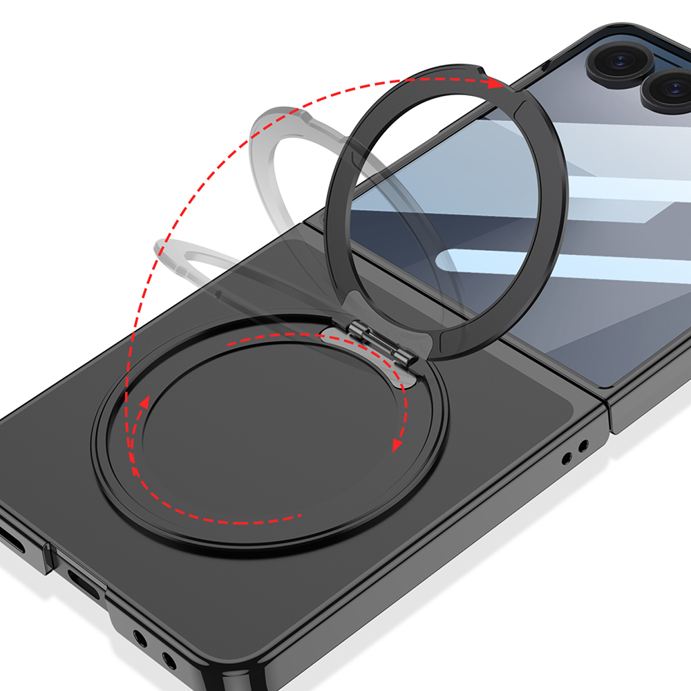 Galaxy Z Flip 7 M-safe Charging Feature Zore Kıpta KPT-02 Stand Cover - 8