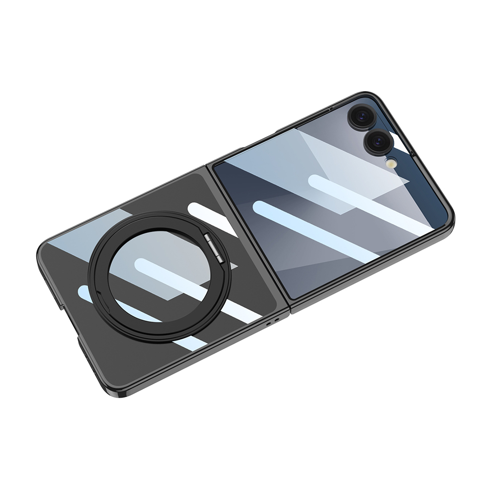 Galaxy Z Flip 7 M-safe Şarj Özellikli Zore Kıpta KPT-02 Standlı Kapak - 9