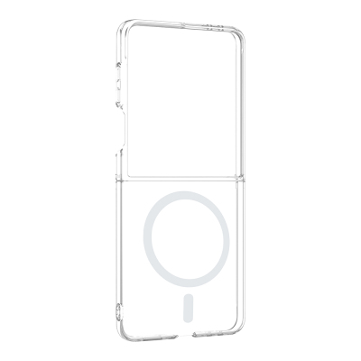 Galaxy Z Flip 8 Kılıf Kamera Korumalı M-safe Sert PC Zore Porto Kapak Şeffaf