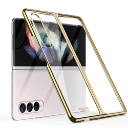 Galaxy Z Fold 3 Case Zore Kıpta Cover Gold