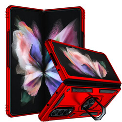 Galaxy Z Fold 3 Case Zore Vega Cover Red