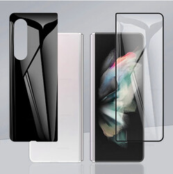Galaxy Z Fold 3 Zore 2.5D Glass Ekran Koruyucu Siyah