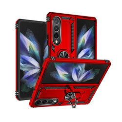 Galaxy Z Fold 4 Case Zore Vega Cover Red