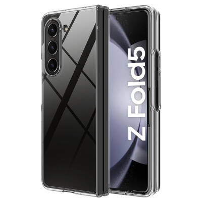 Galaxy Z Fold 5 Case Zore Droga Cover Colorless