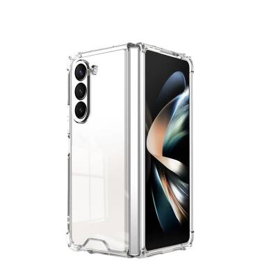 Galaxy Z Fold 5 Case Zore Nitro Anti Shock Silicone Colorless