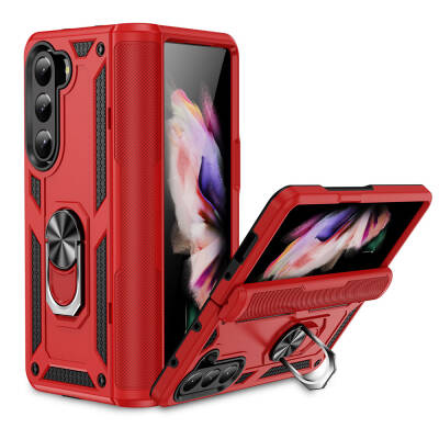 Galaxy Z Fold 5 Case Zore Vega Cover Red