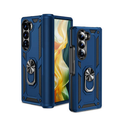 Galaxy Z Fold 6 Case Zore Vega Cover Blue