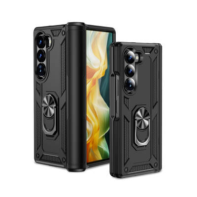 Galaxy Z Fold 6 Case Zore Vega Cover Black