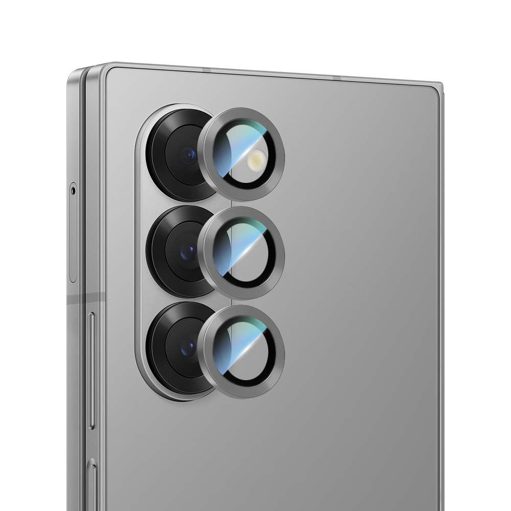 Galaxy Z Fold 6 CaseWorld Alloy Series Oleophobic Anti-Reflective Camera Lens Protector - 5