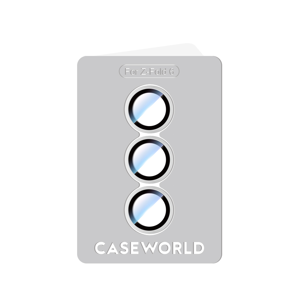 Galaxy Z Fold 6 CaseWorld Alloy Series Oleophobic Anti-Reflective Camera Lens Protector - 7