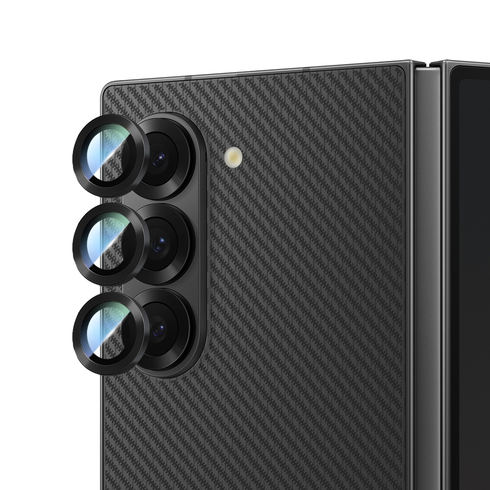 Galaxy Z Fold 6 CaseWorld Alloy Series Oleophobic Anti-Reflective Camera Lens Protector - 10