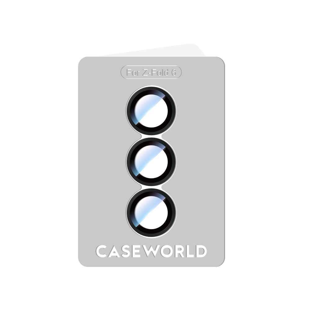 Galaxy Z Fold 6 CaseWorld Alloy Series Oleophobic Anti-Reflective Camera Lens Protector - 11