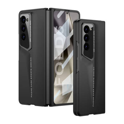 Galaxy Z Fold 6 Kılıf Ultra İnce Kamera Korumalı Sert Rubber Zore Procase Kapak Siyah