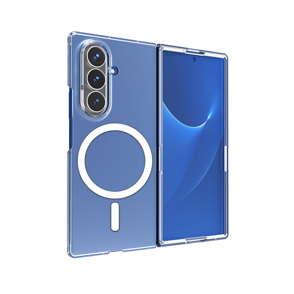 Galaxy Z Fold 7 Case Camera Protection M-safe Hard PC Zore Porto Cover - 3