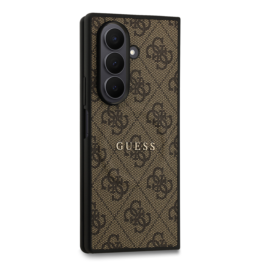 Galaxy Z Fold 7 Case Guess Original Licensed M-safe Charging Feature 4G Pattern Text Logo Cover - 8