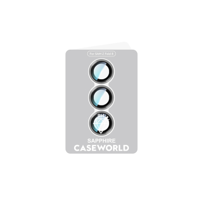 Galaxy Z Fold 7 CaseWorld Alloy Serisi Oleofobik Anti Reflective Kamera Lens Koruyucu Gümüş