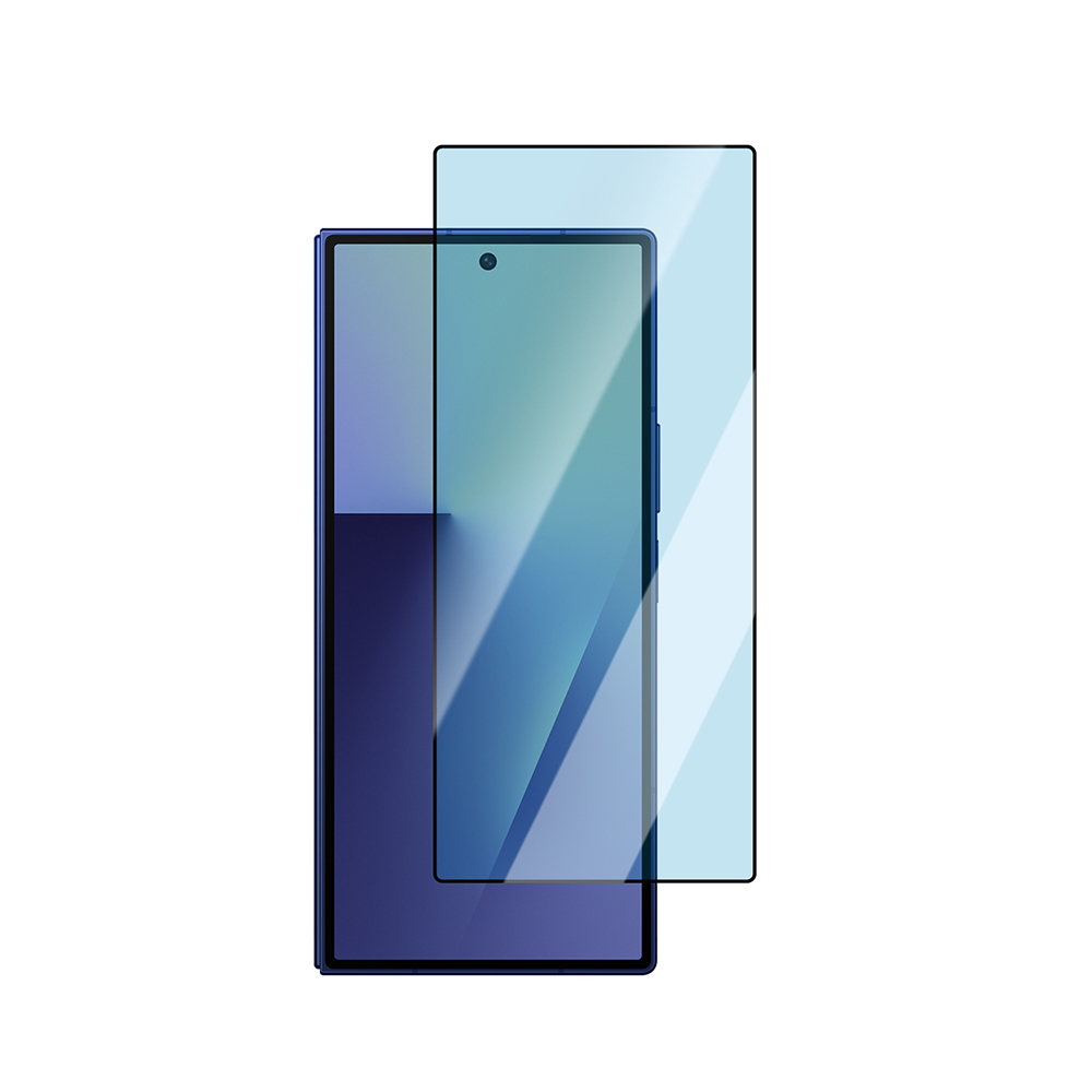 Galaxy Z Fold 7 CaseWorld Applicator Serisi 2.5D Eyesafe Mavi Işık Teknolojili 0.33mm Temperli Cam Ekran Koruyucu+ Uygulama Aparatı - 2