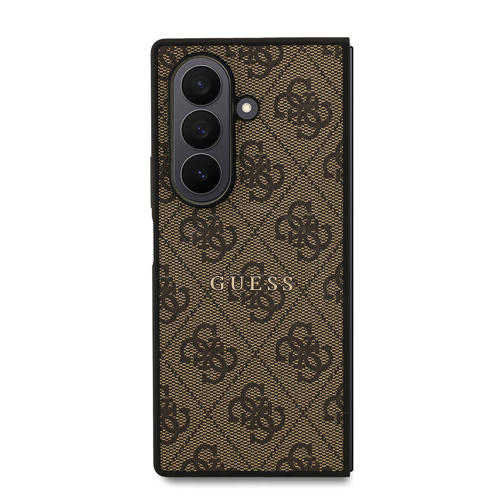 Galaxy Z Fold 7 Kılıf Guess Orjinal Lisanslı M-safe Şarj Özellikli 4G Desen Yazı Logolu Kapak - 5