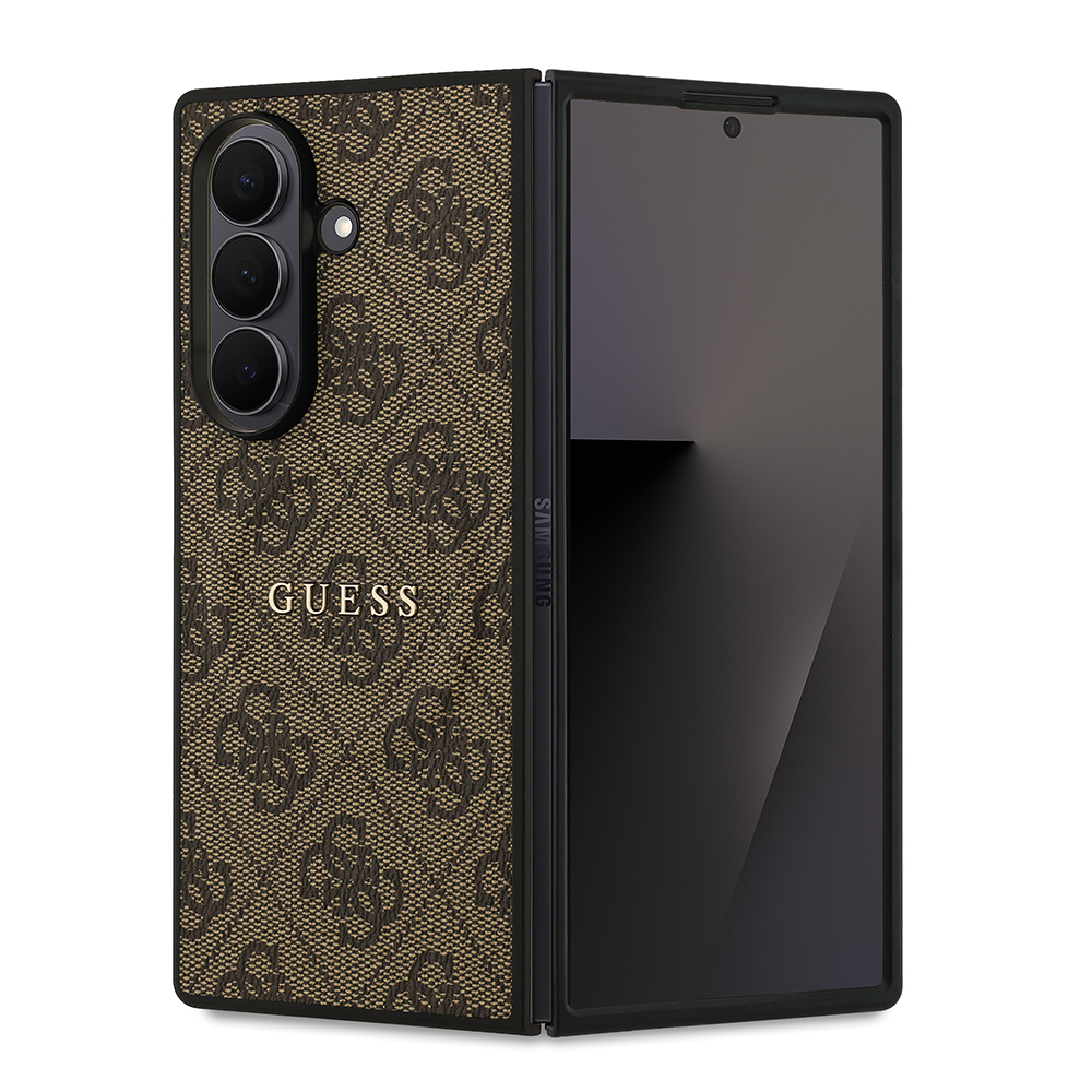 Galaxy Z Fold 7 Kılıf Guess Orjinal Lisanslı M-safe Şarj Özellikli 4G Desen Yazı Logolu Kapak - 2