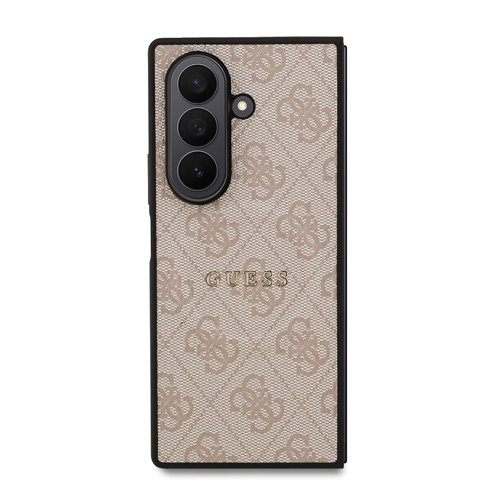 Galaxy Z Fold 7 Kılıf Guess Orjinal Lisanslı M-safe Şarj Özellikli 4G Desen Yazı Logolu Kapak - 11