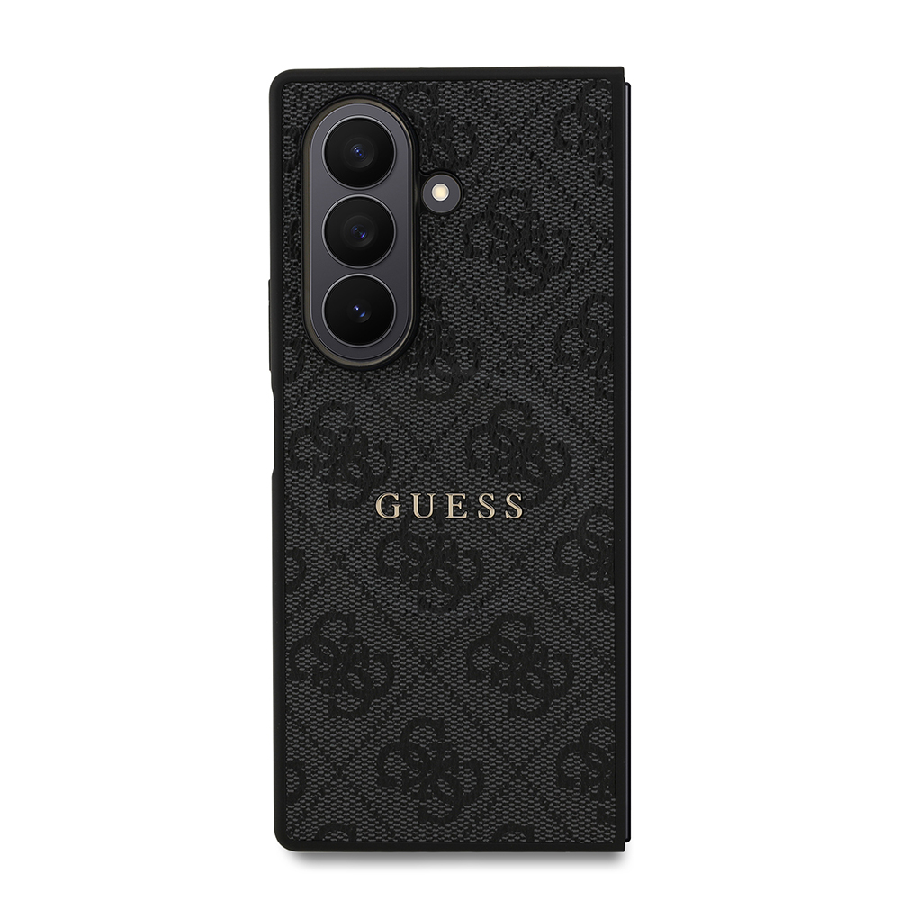 Galaxy Z Fold 7 Kılıf Guess Orjinal Lisanslı M-safe Şarj Özellikli 4G Desen Yazı Logolu Kapak - 17
