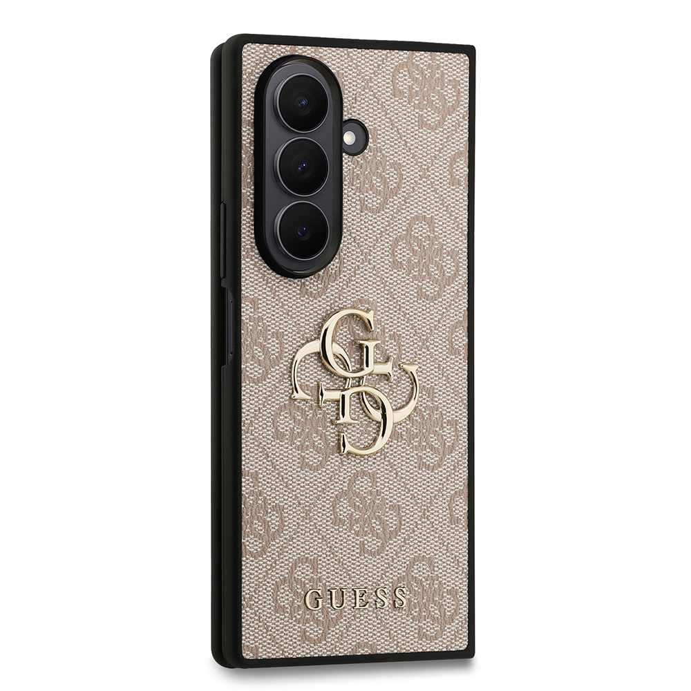 Galaxy Z Fold 7 Kılıf Guess Orjinal Lisanslı PU Deri Büyük Metal Logo Dizaynlı Kapak - 8