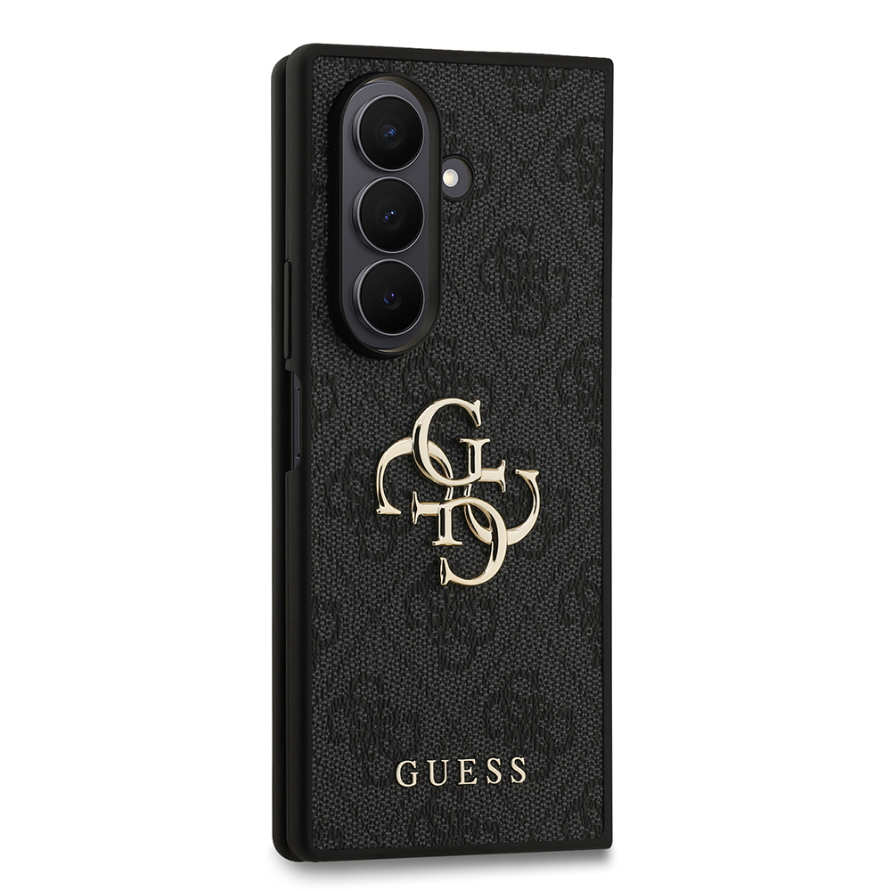 Galaxy Z Fold 7 Kılıf Guess Orjinal Lisanslı PU Deri Büyük Metal Logo Dizaynlı Kapak - 15