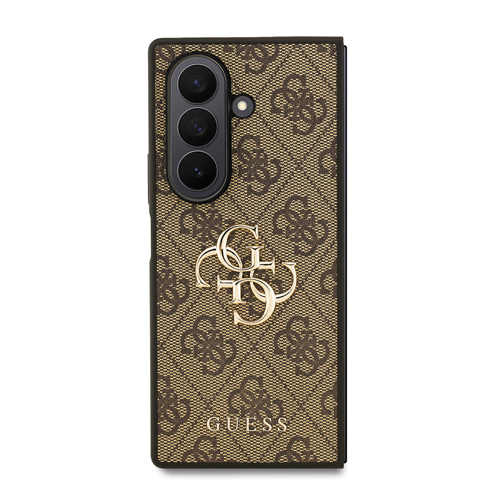 Galaxy Z Fold 7 Kılıf Guess Orjinal Lisanslı PU Deri Büyük Metal Logo Dizaynlı Kapak - 19