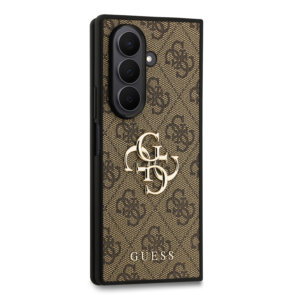 Galaxy Z Fold 7 Kılıf Guess Orjinal Lisanslı PU Deri Büyük Metal Logo Dizaynlı Kapak - 22