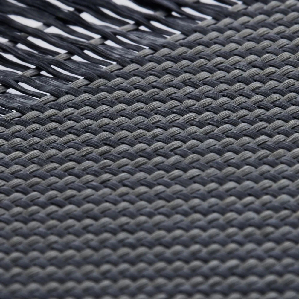 Galaxy Z Fold 7 Kılıf M-safe Şarj Özellikli 600D Aramid Fiber Pitaka Ultra-Slim Classic Serisi Black-Grey Twill Kapak - 13