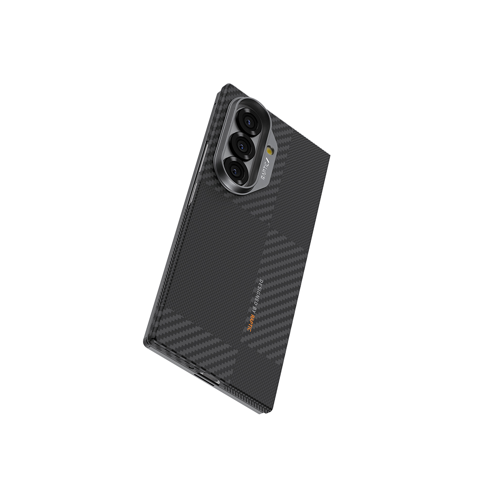 Galaxy Z Fold 7 Kılıf M-safe Şarj Özellikli 600D Metal Kamera Çerçeveli Raptic Aramid Fiber Geotik Serisi Kapak - 7