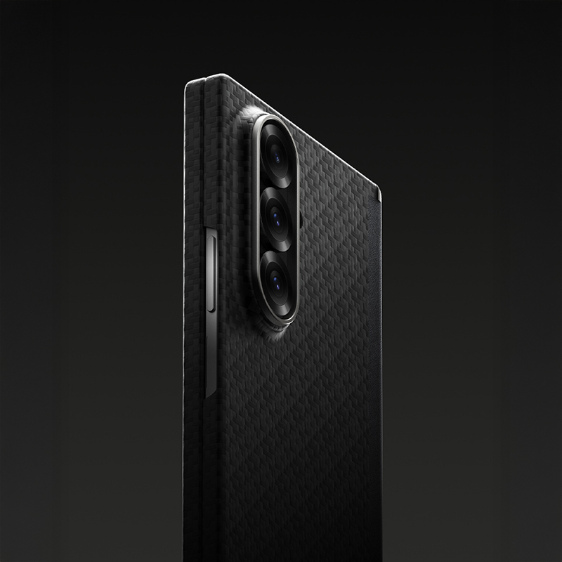 Galaxy Z Fold 7 Kılıf M-Safe Şarj Özellikli Benks ArmorAir ArmorGrid Serisi Kevlar Kapak - 8