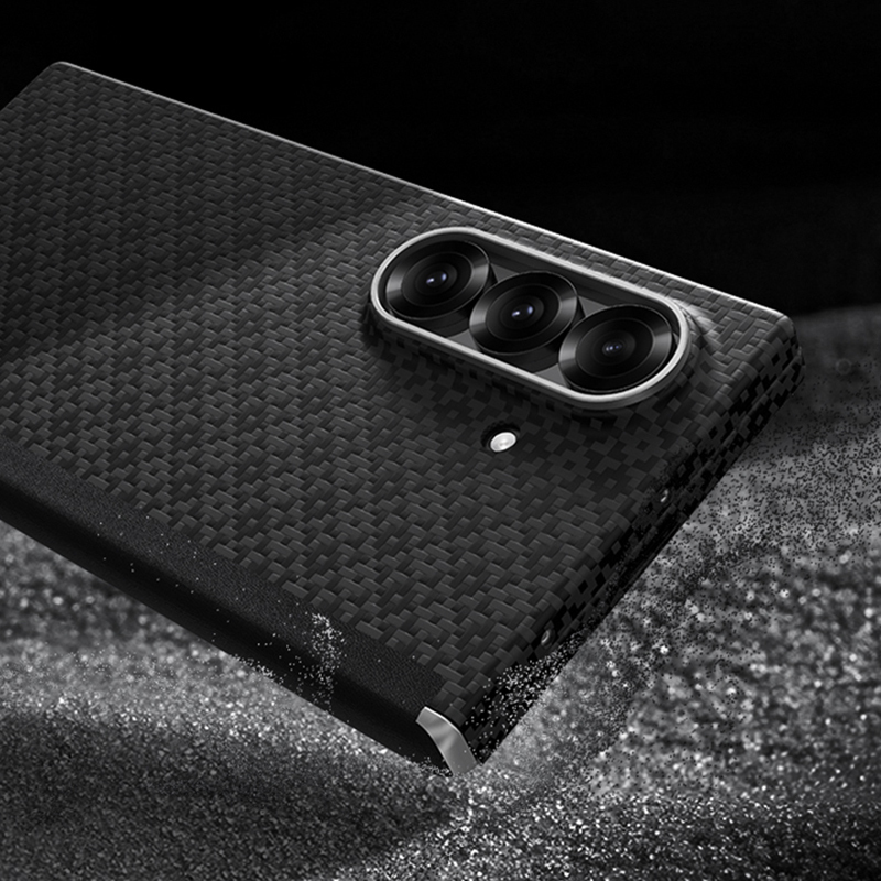 Galaxy Z Fold 7 Kılıf M-Safe Şarj Özellikli Benks ArmorAir ArmorGrid Serisi Kevlar Kapak - 13