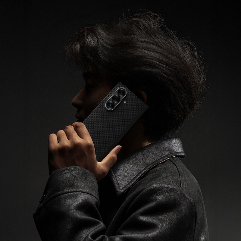Galaxy Z Fold 7 Kılıf M-Safe Şarj Özellikli Benks ArmorAir ArmorGrid Serisi Kevlar Kapak - 14