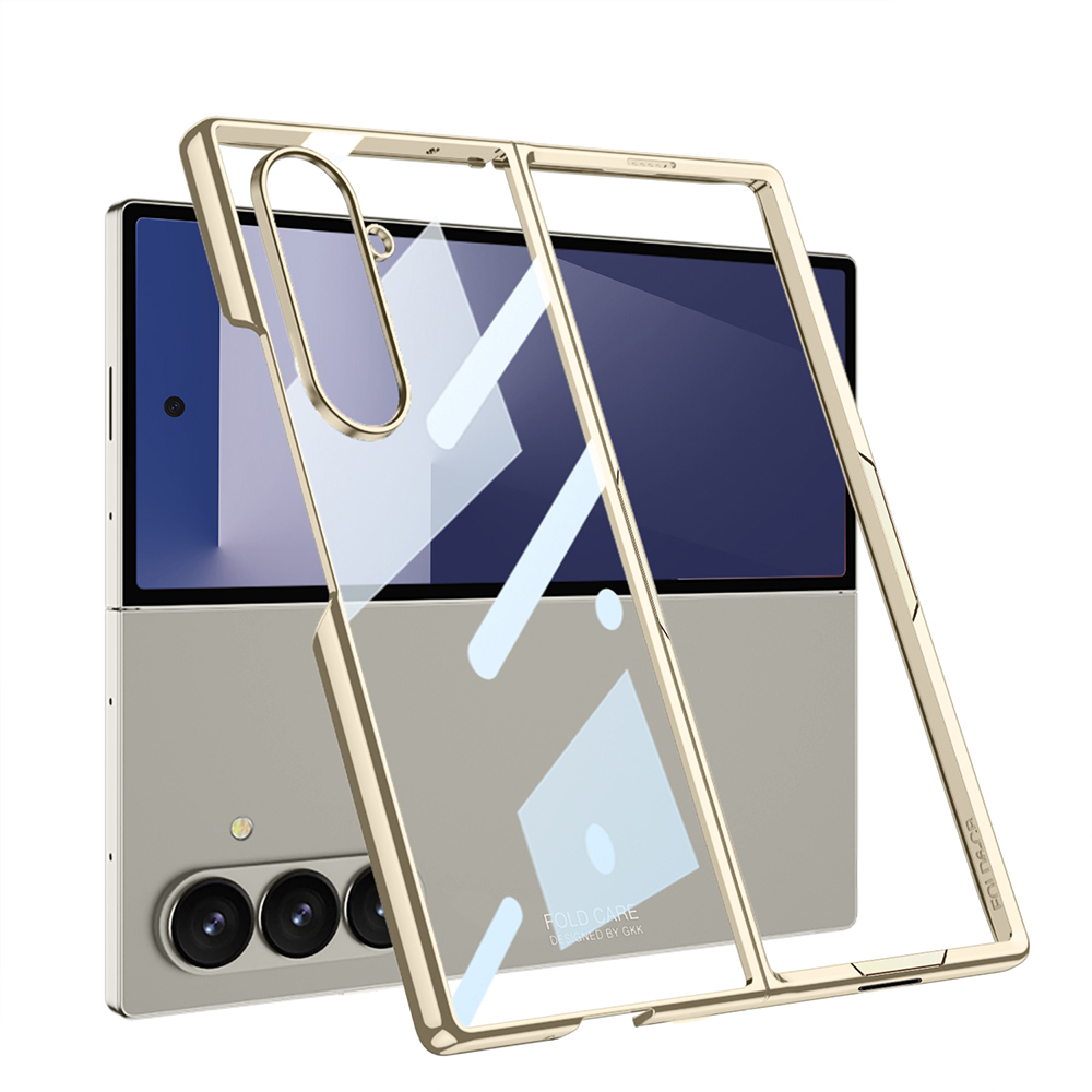 Galaxy Z Fold 7 Kılıf Zore Full Camlı Kıpta Kapak - 4