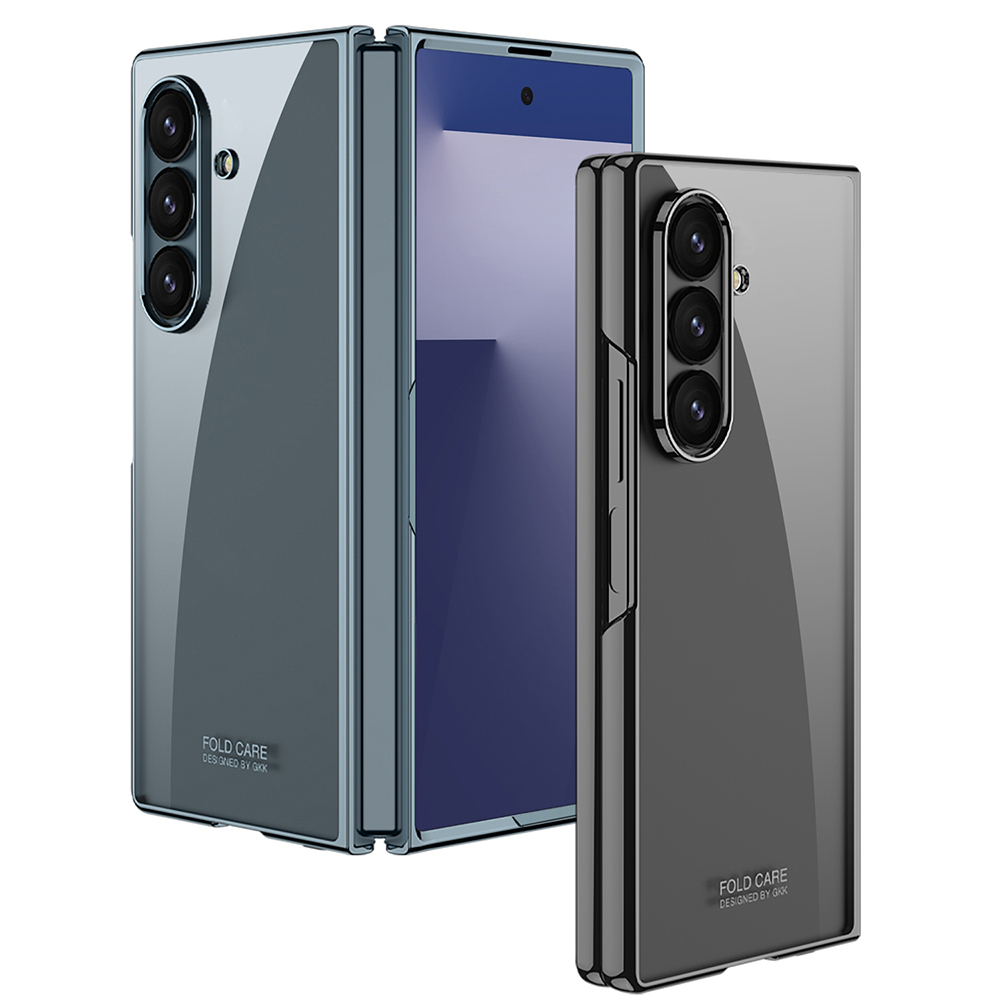 Galaxy Z Fold 7 Kılıf Zore Full Camlı Kıpta Kapak - 5